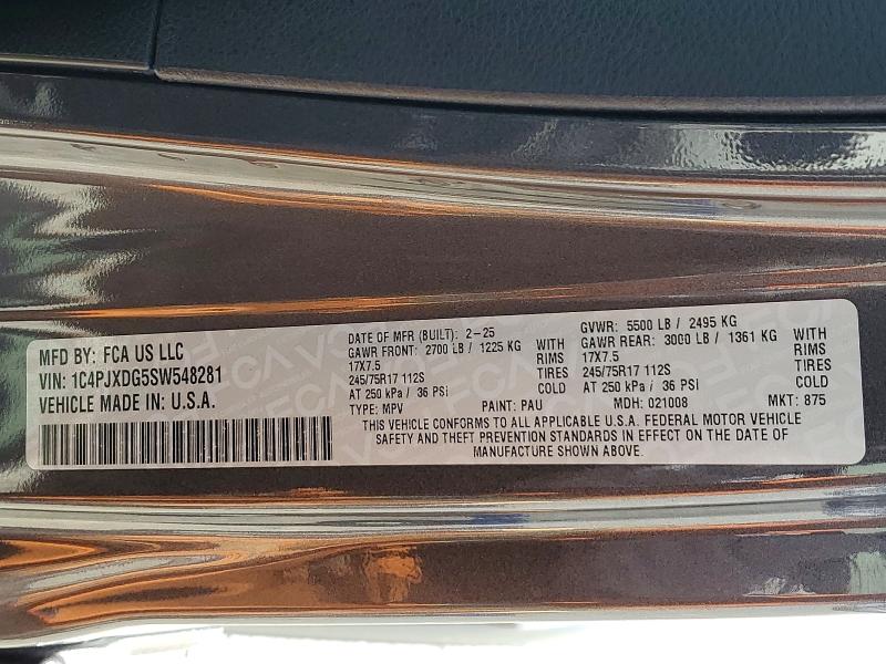 Aukcja sprzedaży 2025 Jeep Wrangler, vin: 1C4PJXDG5SW548281, numer aukcji: 50706026