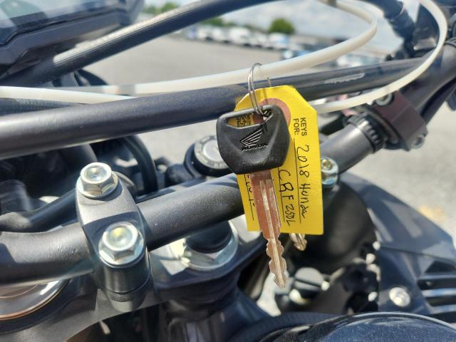 50093906 :رقم المزاد ، MLHMD4411J5100612 vin ، 2018 Honda Crf250 مزاد بيع