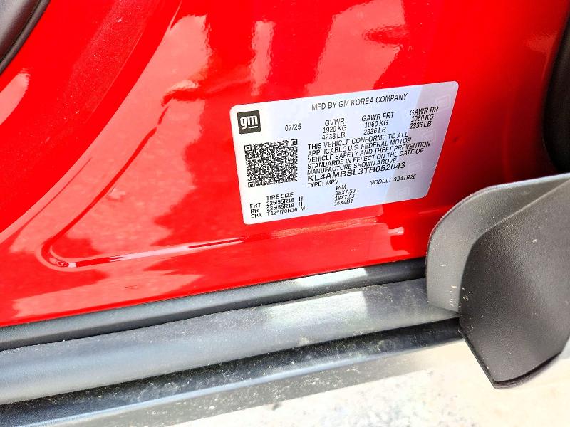 Aukcja sprzedaży 2026 Buick Encore Gx, vin: KL4AMBSL3TB052043, numer aukcji: 49914176