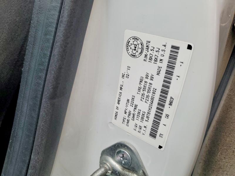 Продажа на аукционе авто 2010 Acura Rdx, vin: 5J8TB1H20AA801902, номер лота: 49370256