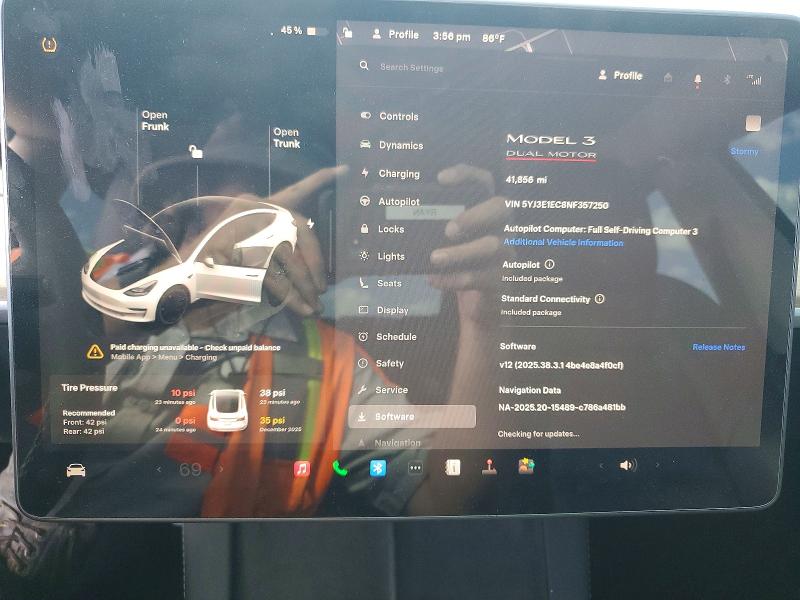 Продаж на аукціоні авто 2022 Tesla Model 3, vin: 5YJ3E1EC8NF357250, номер лоту: 48304316