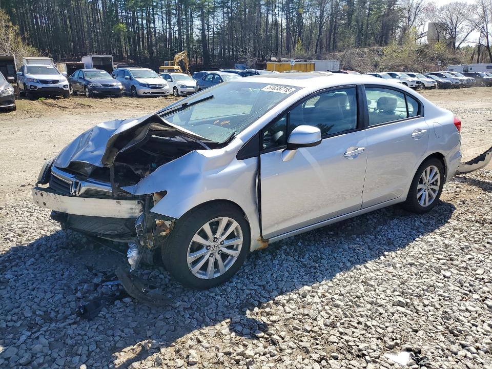 51638716 :رقم المزاد ، 19XFB2F89CE103104 vin ، 2012 Honda Civic مزاد بيع