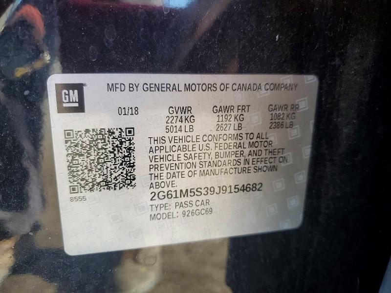 Продаж на аукціоні авто 2018 Cadillac Xts, vin: 2G61M5S39J9154682, номер лоту: 48564736