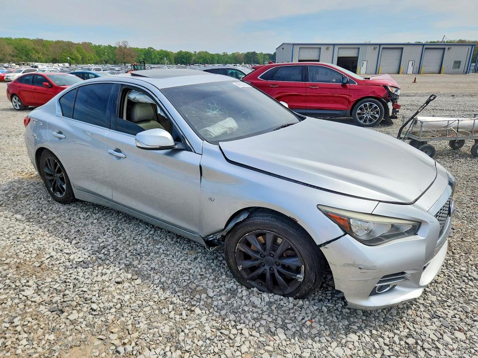 49153116 :رقم المزاد ، JN1BV7AR9FM398684 vin ، 2015 Infiniti Q50 مزاد بيع