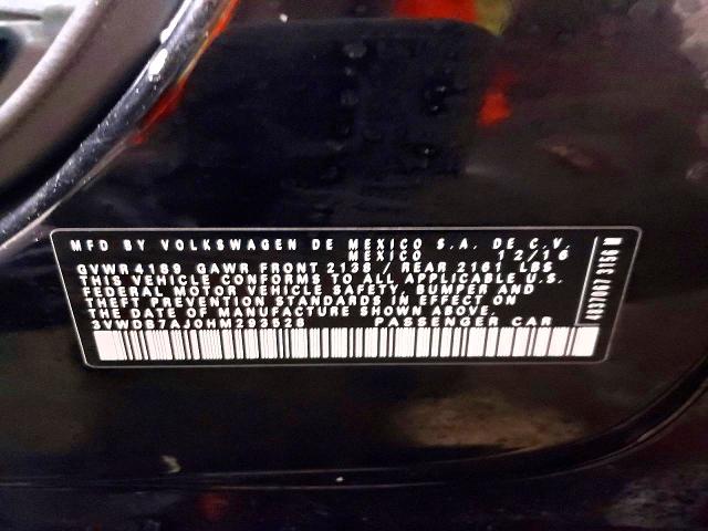 Aukcja sprzedaży 2017 Volkswagen Jetta, vin: 3VWDB7AJ0HM293528, numer aukcji: 50310396