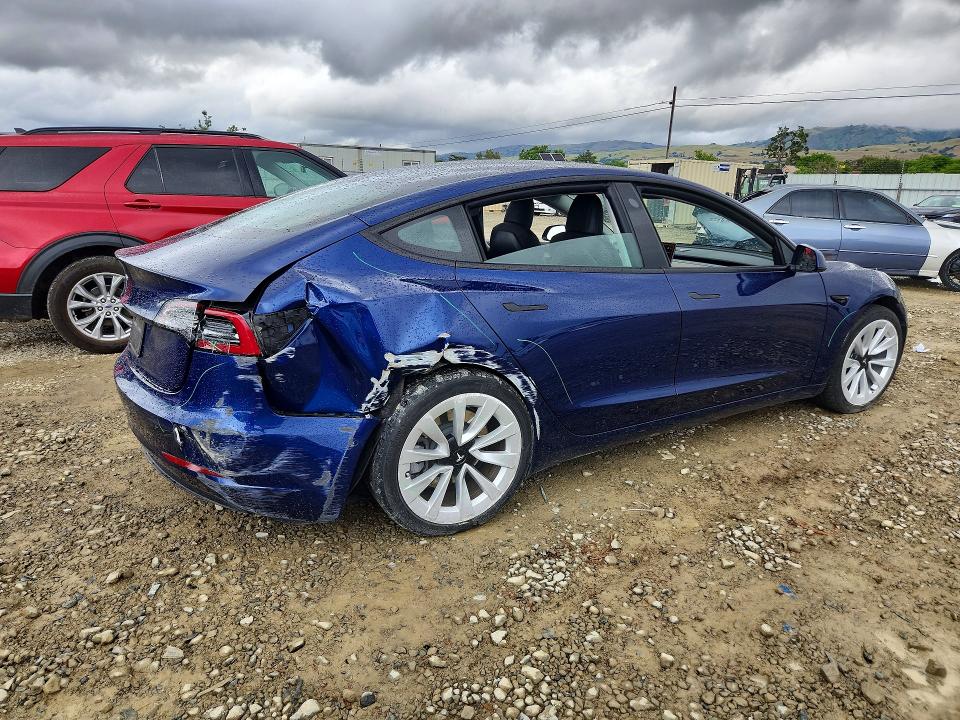 50683996 :رقم المزاد ، 5YJ3E1EAXNF372878 vin ، 2022 Tesla Model 3 مزاد بيع