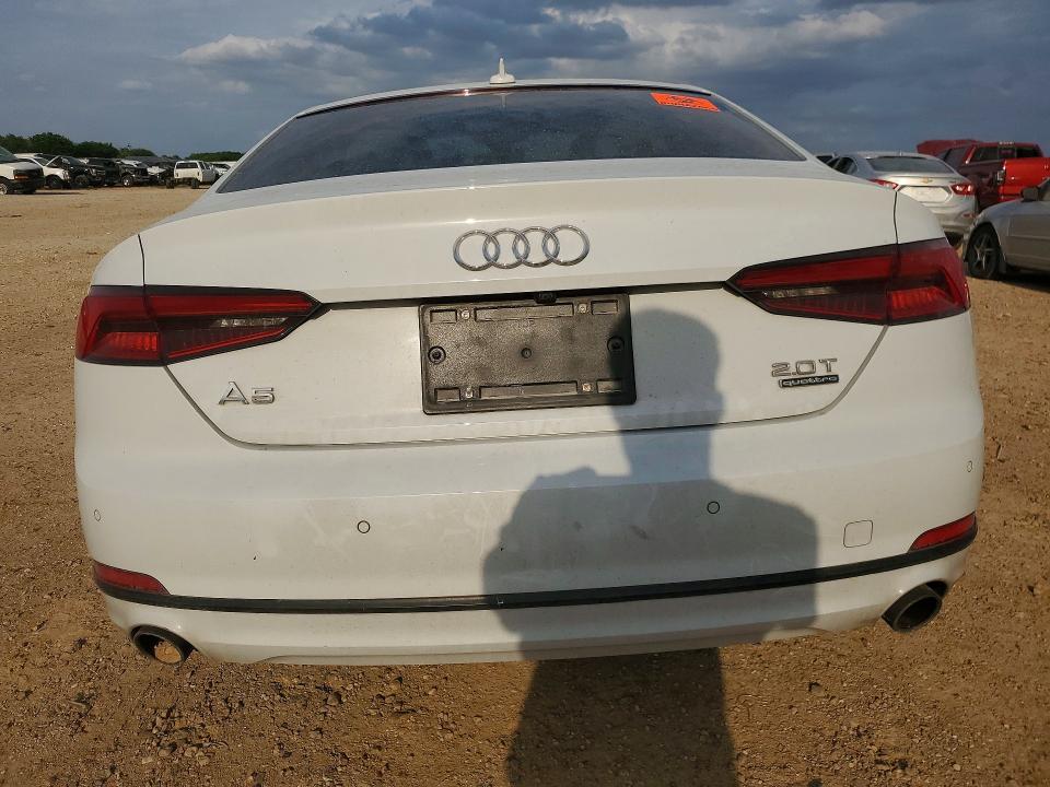 50005436 :رقم المزاد ، WAURNAF54JA001548 vin ، 2018 Audi A5 مزاد بيع