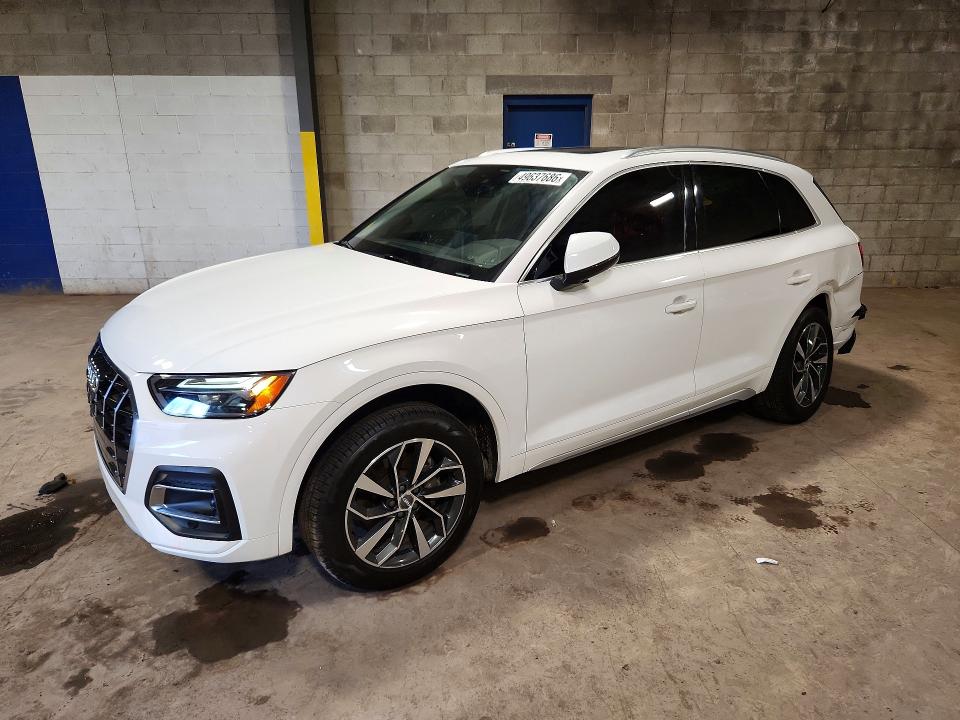 2021 Audi Q5 მანქანა იყიდება აუქციონზე, vin: WA1BAAFY2M2002135, აუქციონის ნომერი: 49637686