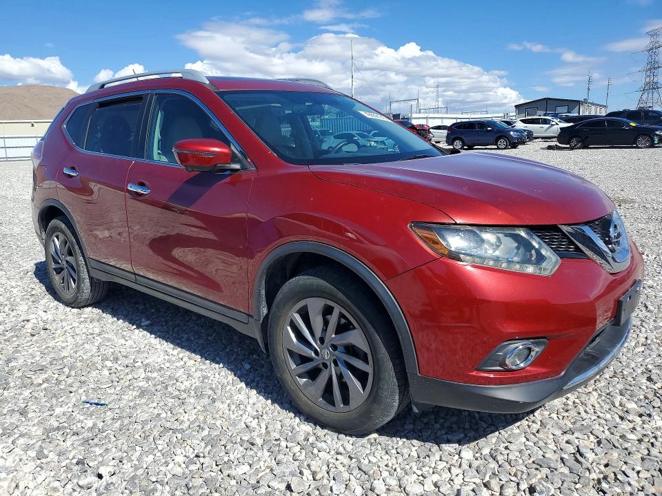 2016 Nissan Rogue მანქანა იყიდება აუქციონზე, vin: 5N1AT2MV5GC876998, აუქციონის ნომერი: 49656146