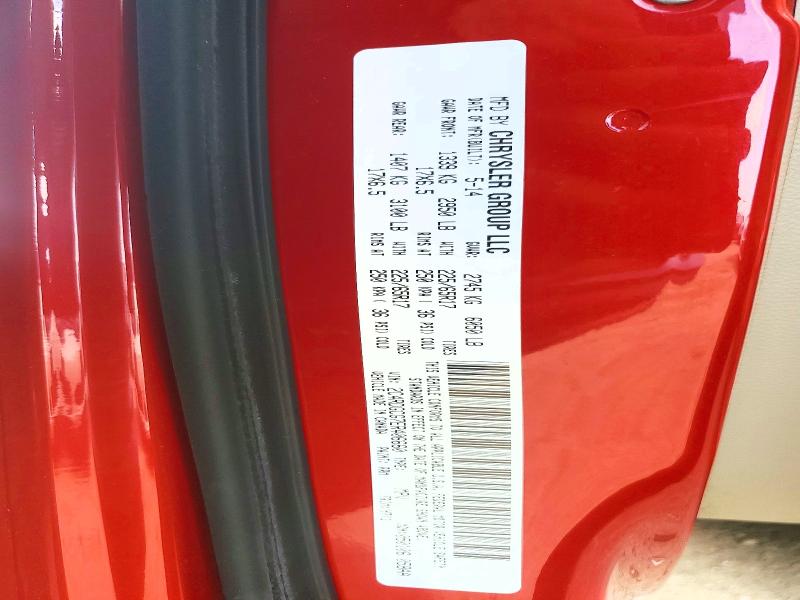 50077616 :رقم المزاد ، 2C4RDGCG7ER406660 vin ، 2014 Dodge Grand Caravan مزاد بيع