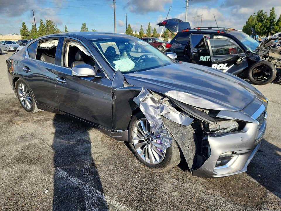 2021 Infiniti Q50 მანქანა იყიდება აუქციონზე, vin: JN1EV7BP7MM700867, აუქციონის ნომერი: 50367676