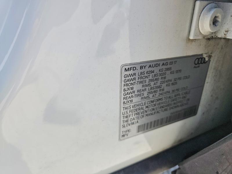 Продаж на аукціоні авто 2017 Audi Q7, vin: WA1AHAF70HD050385, номер лоту: 50774706