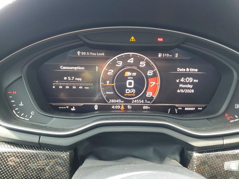 47704496 :رقم المزاد ، WAUC4CF50JA125675 vin ، 2018 Audi S5 مزاد بيع