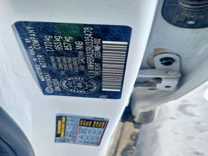 47737916 :رقم المزاد ، KMHRB8A32RU335478 vin ، 2024 Hyundai Venue مزاد بيع
