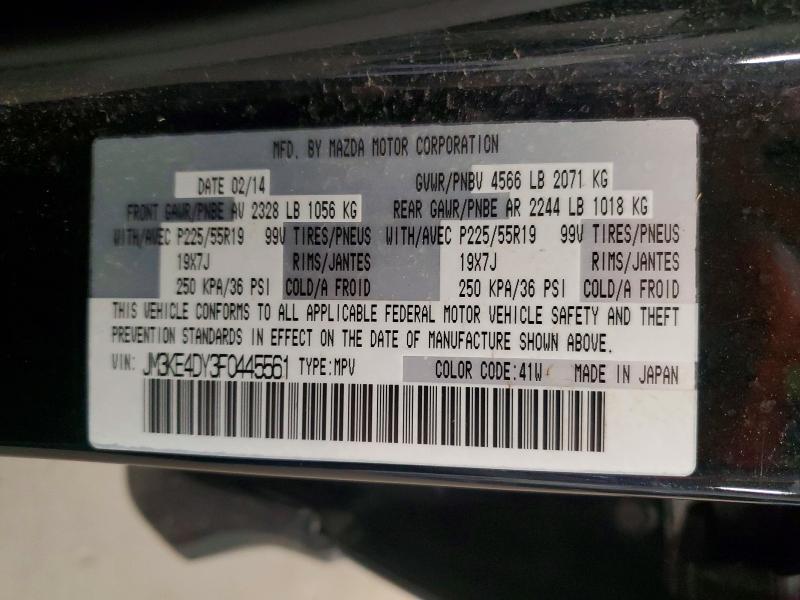 49944236 :رقم المزاد ، JM3KE4DY3F0445561 vin ، 2015 Mazda Cx-5 مزاد بيع