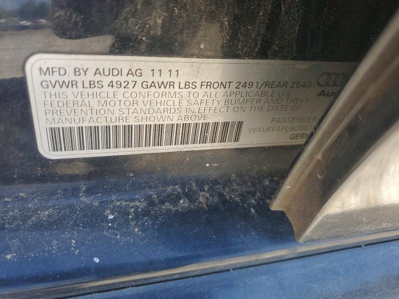 Aukcja sprzedaży 2012 Audi A4, vin: WAUFFAFL9CN014113, numer aukcji: 50739666