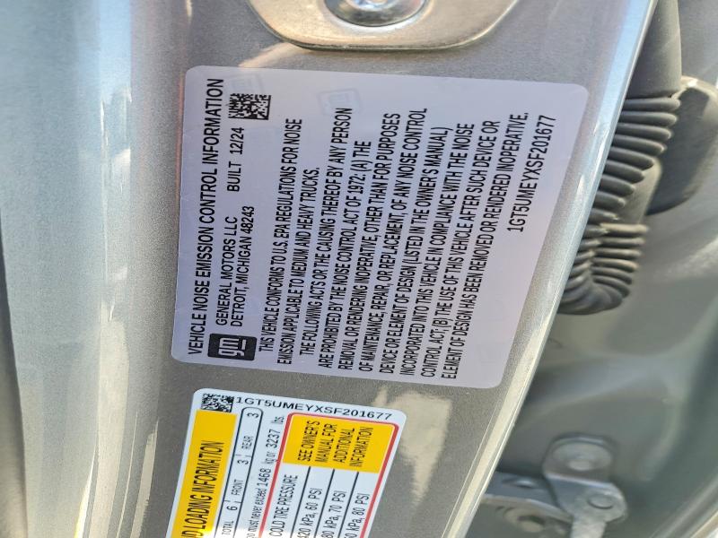 48323866 :رقم المزاد ، 1GT5UMEYXSF201677 vin ، 2025 Gmc Sierra مزاد بيع