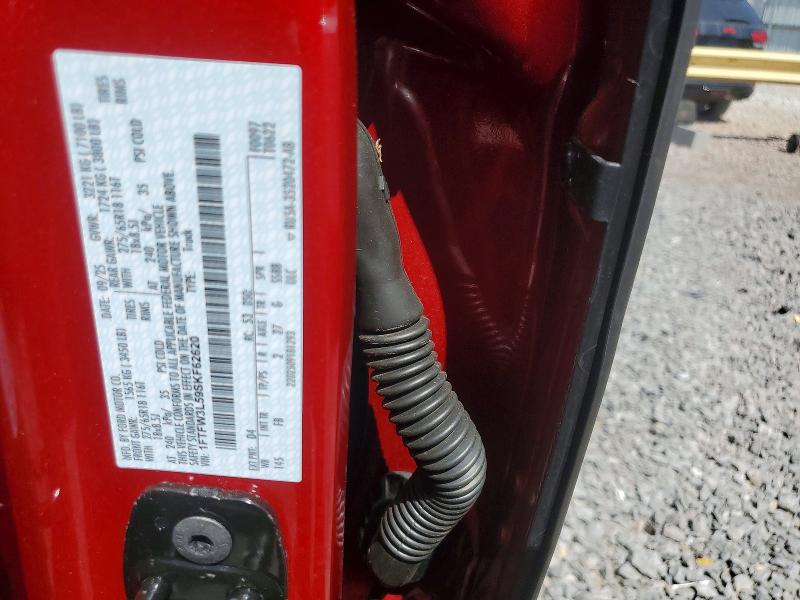 2025 Ford F150 მანქანა იყიდება აუქციონზე, vin: 1FTFW3L59SKF62620, აუქციონის ნომერი: 49063446