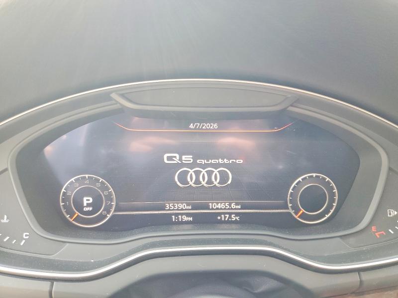 Aukcja sprzedaży 2019 Audi Q5, vin: WA1BNAFY9K2102296, numer aukcji: 49005586