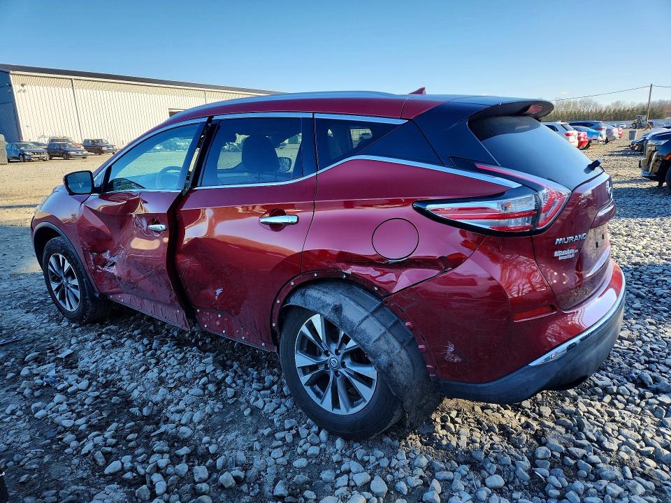 49174216 :رقم المزاد ، 5N1AZ2MHXFN283679 vin ، 2015 Nissan Murano مزاد بيع
