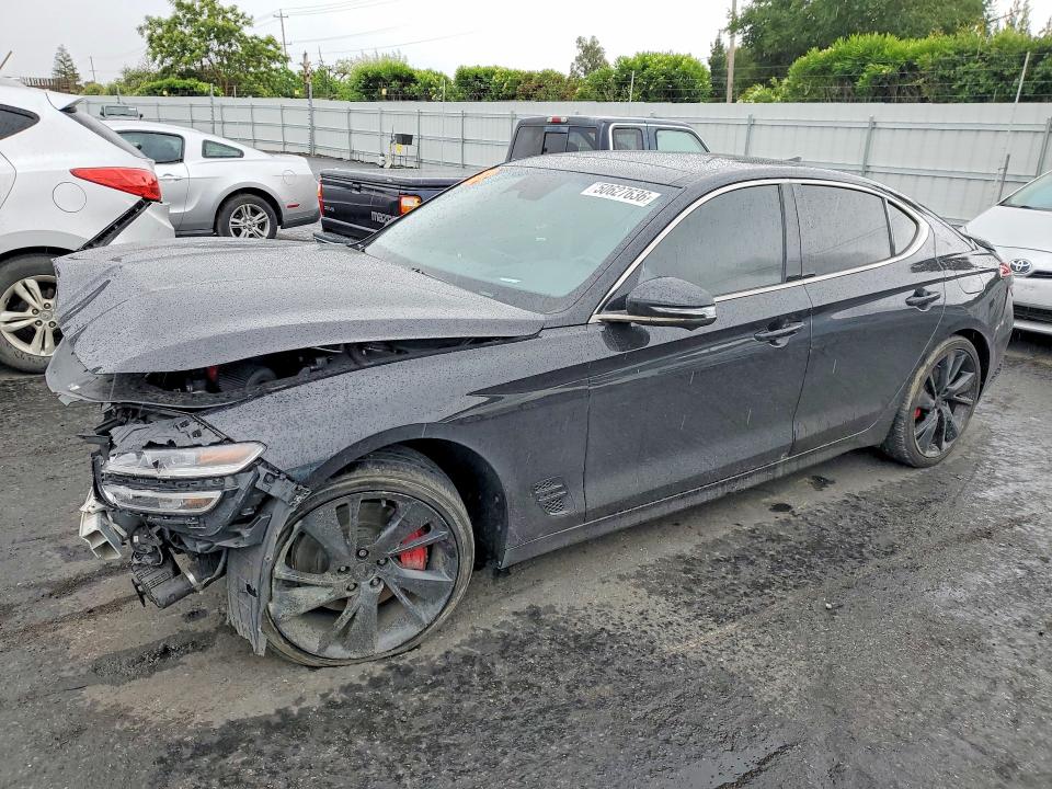 2022 Genesis G70 მანქანა იყიდება აუქციონზე, vin: KMTG54TE9NU097828, აუქციონის ნომერი: 51473956