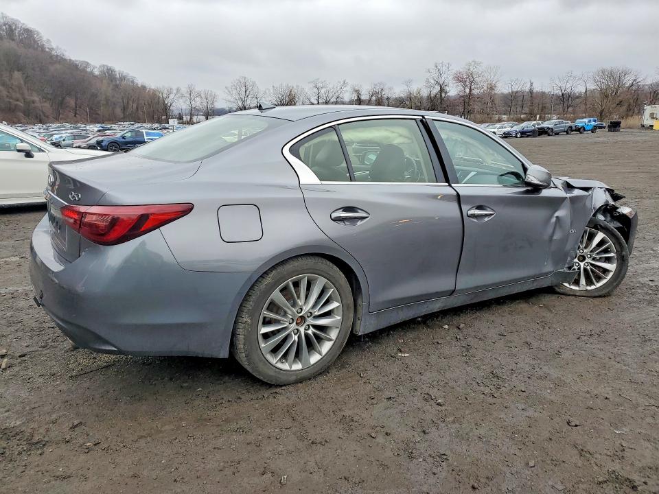 47661626 :رقم المزاد ، JN1EV7AR7KM591035 vin ، 2019 Infiniti Q50 مزاد بيع