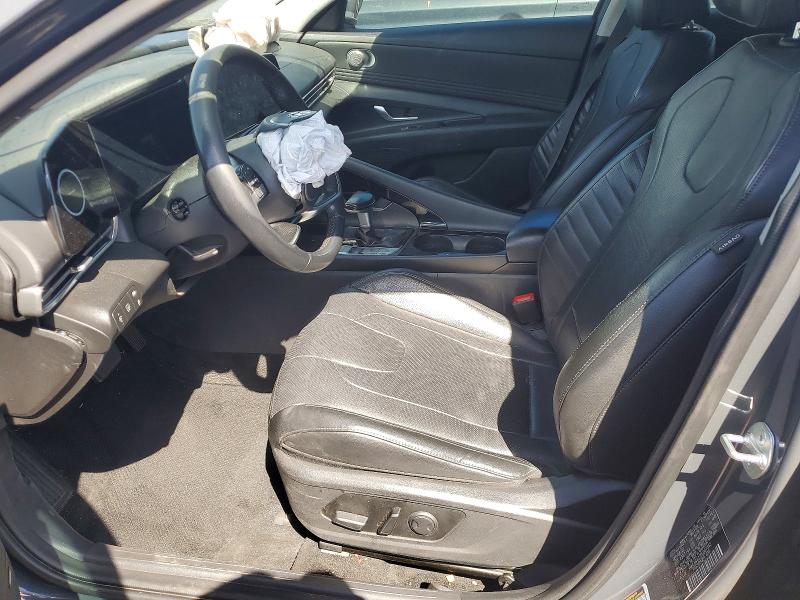 2023 Hyundai Elantra Hybrid მანქანა იყიდება აუქციონზე, vin: KMHLN4AJ7PU087343, აუქციონის ნომერი: 49051456