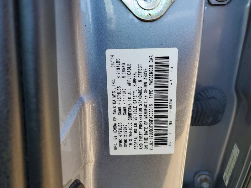 49139106 :رقم المزاد ، 19UUB3F56FA000315 vin ، 2015 Acura Tlx مزاد بيع