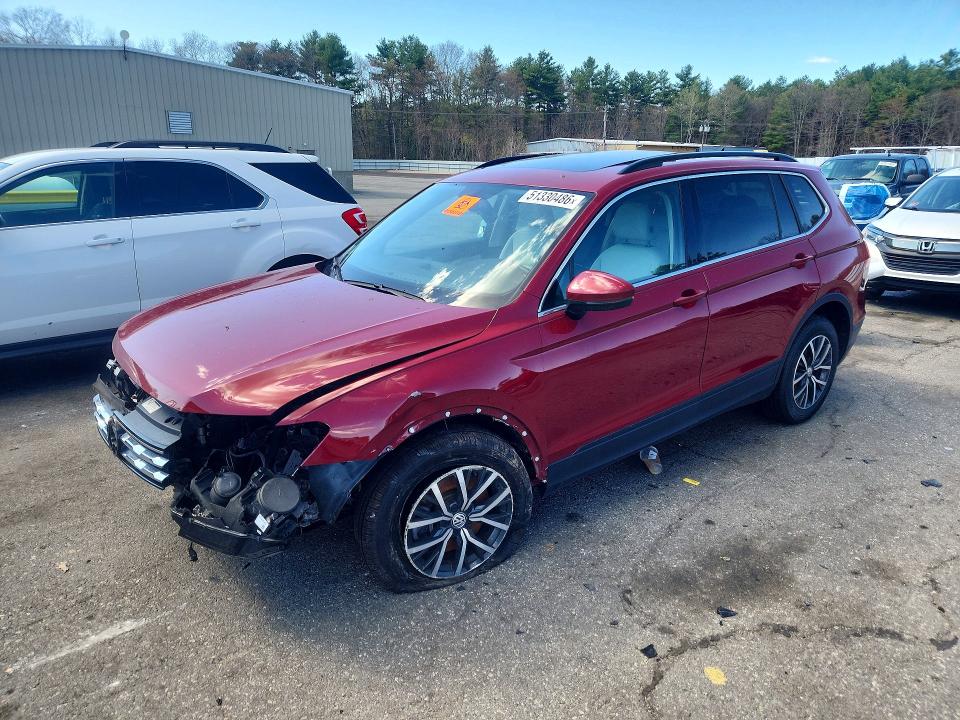 2019 Volkswagen Tiguan მანქანა იყიდება აუქციონზე, vin: 3VV2B7AX1KM099100, აუქციონის ნომერი: 62548576