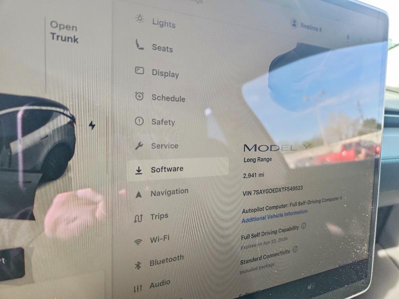 Aukcja sprzedaży 2026 Tesla Model Y, vin: 7SAYGDEDXTF549523, numer aukcji: 48536986