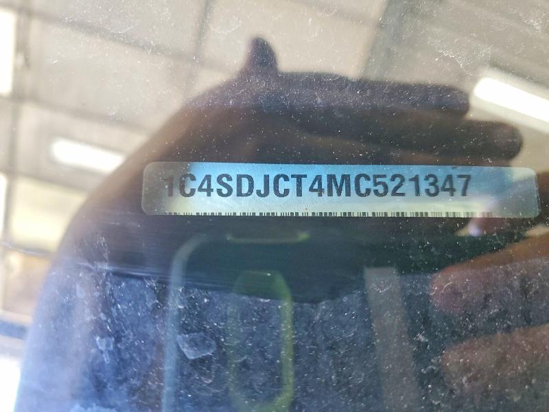 48914226 :رقم المزاد ، 1C4SDJCT4MC521347 vin ، 2021 Dodge Durango مزاد بيع