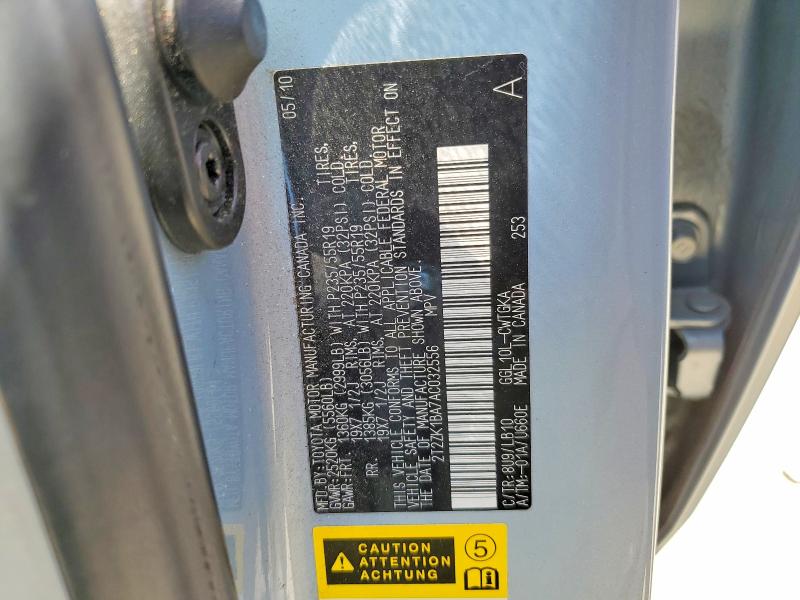 Продаж на аукціоні авто 2010 Lexus Rx, vin: 2T2ZK1BA7AC032556, номер лоту: 50950706