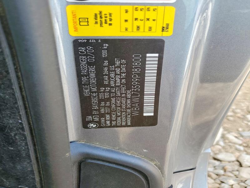 Продажа на аукционе авто 2009 Bmw 335, vin: WBAWL73599P181800, номер лота: 48490576