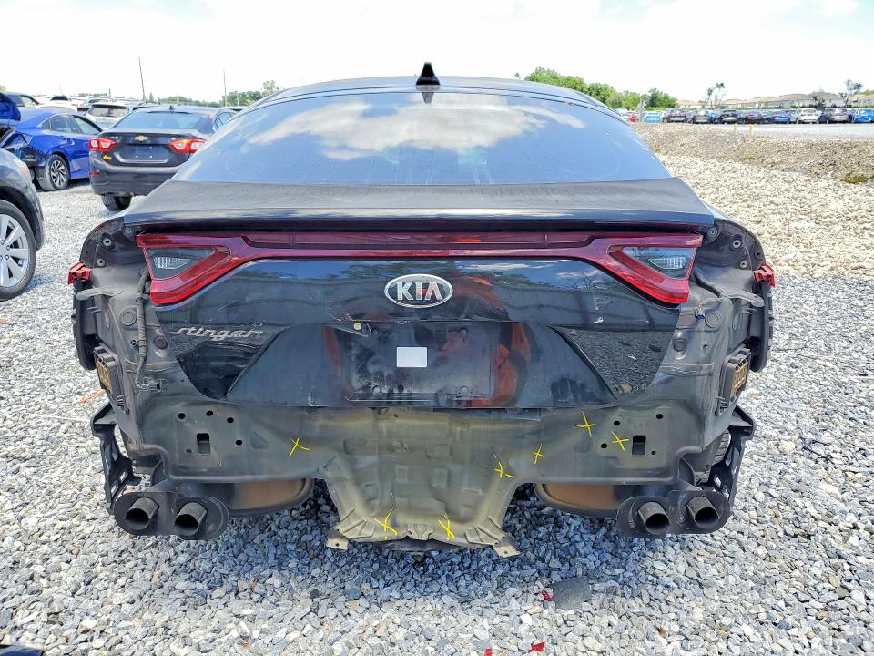 50474116 :رقم المزاد ، KNAE25LA5J6017504 vin ، 2018 Kia Stinger مزاد بيع
