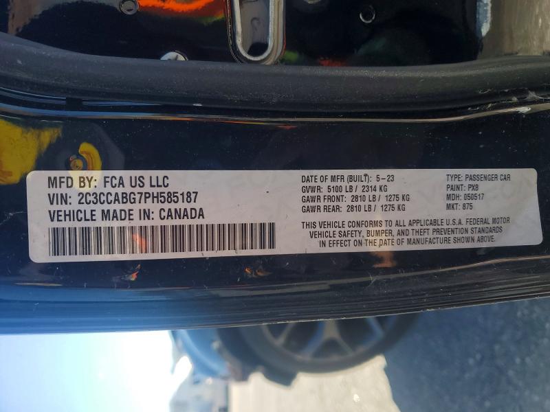 2023 Chrysler 300 მანქანა იყიდება აუქციონზე, vin: 2C3CCABG7PH585187, აუქციონის ნომერი: 48346156