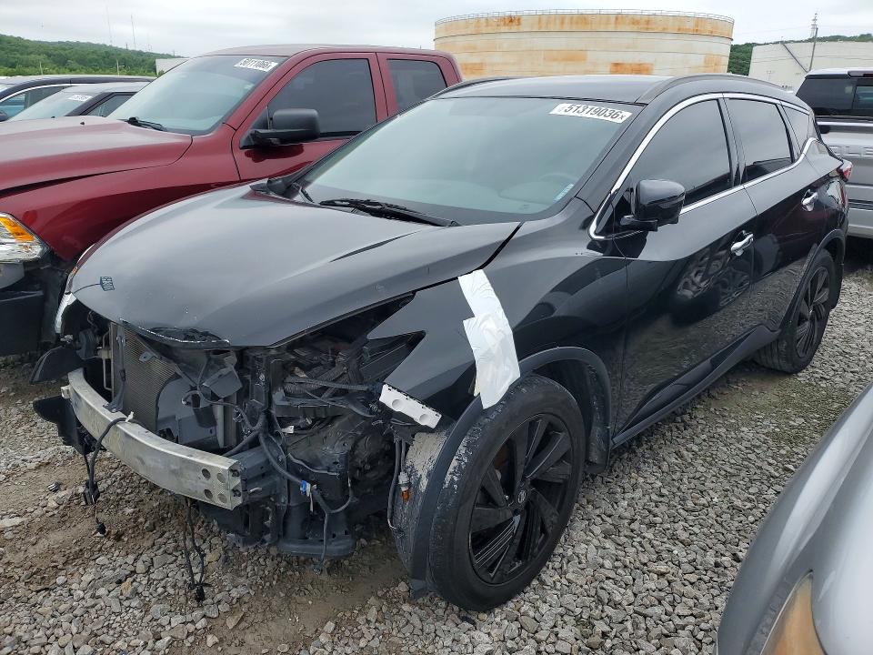 2018 Nissan Murano მანქანა იყიდება აუქციონზე, vin: 5N1AZ2MG3JN180068, აუქციონის ნომერი: 51319036