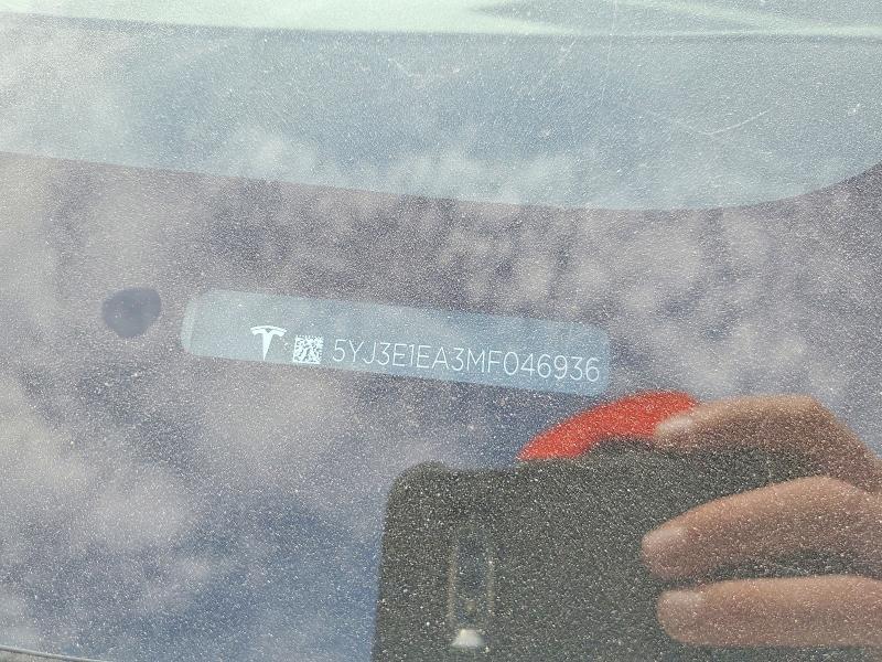 Aukcja sprzedaży 2021 Tesla Model 3, vin: 5YJ3E1EA3MF046936, numer aukcji: 49590946