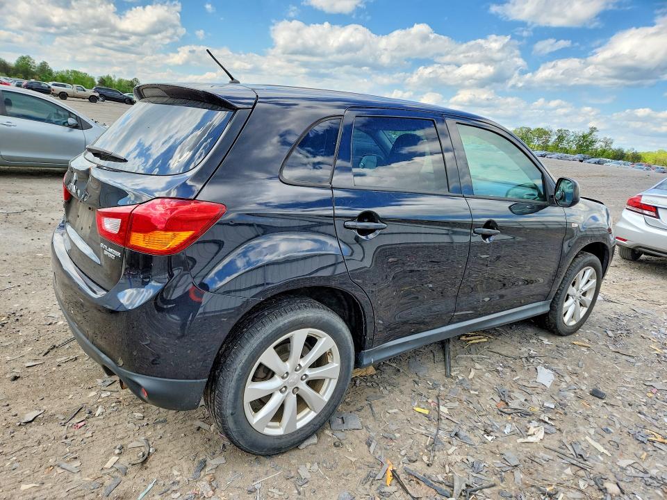 2015 Mitsubishi Outlander Sport მანქანა იყიდება აუქციონზე, vin: 4A4AP3AUXFE006122, აუქციონის ნომერი: 50084226