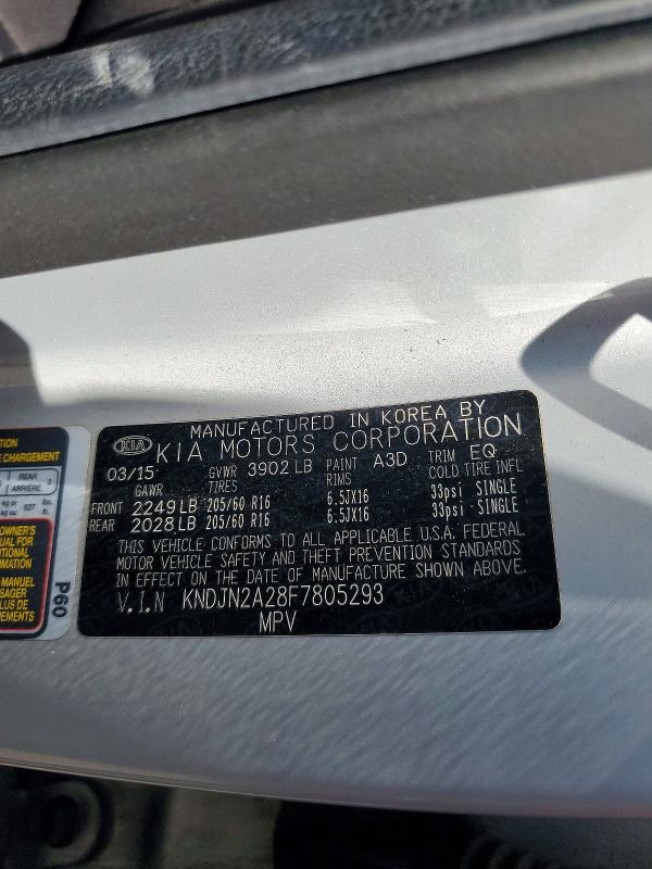 Продажа на аукционе авто 2015 Kia Soul, vin: KNDJN2A28F7805293, номер лота: 51817176