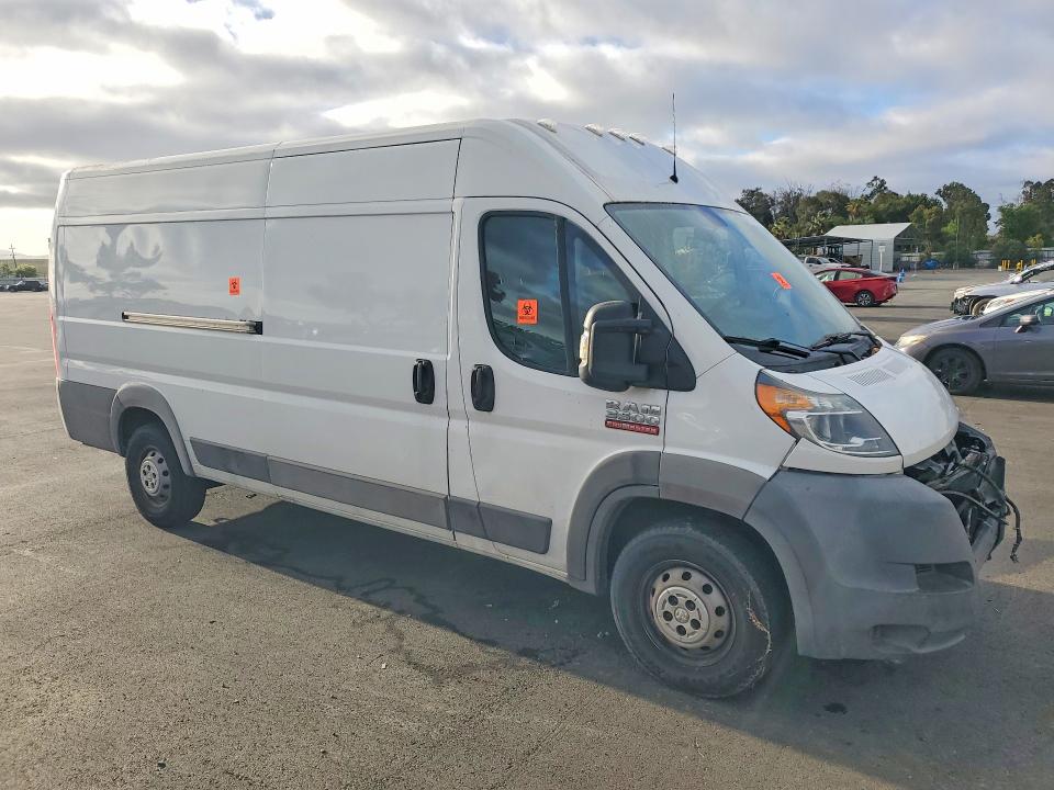 49767496 :رقم المزاد ، 3C6URVJG5GE100541 vin ، 2016 Ram Promaster 3500 مزاد بيع