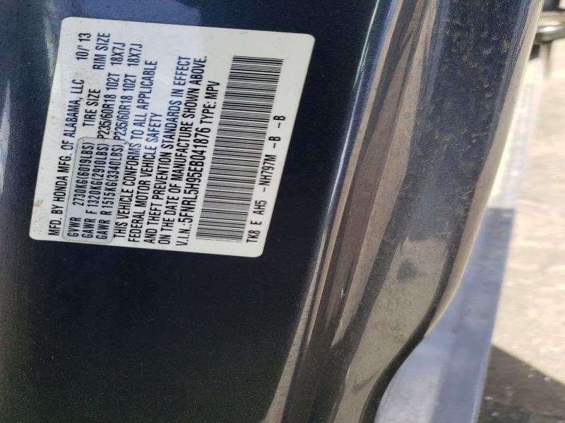Aukcja sprzedaży 2014 Honda Odyssey, vin: 5FNRL5H95EB041876, numer aukcji: 51350216