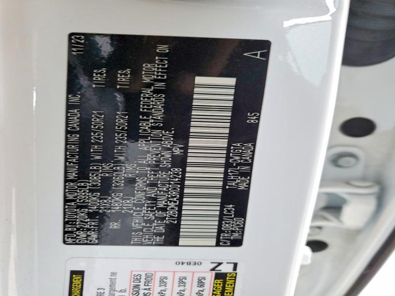 2024 Lexus Rx მანქანა იყიდება აუქციონზე, vin: 2T2BCMEA3RC014238, აუქციონის ნომერი: 51427346