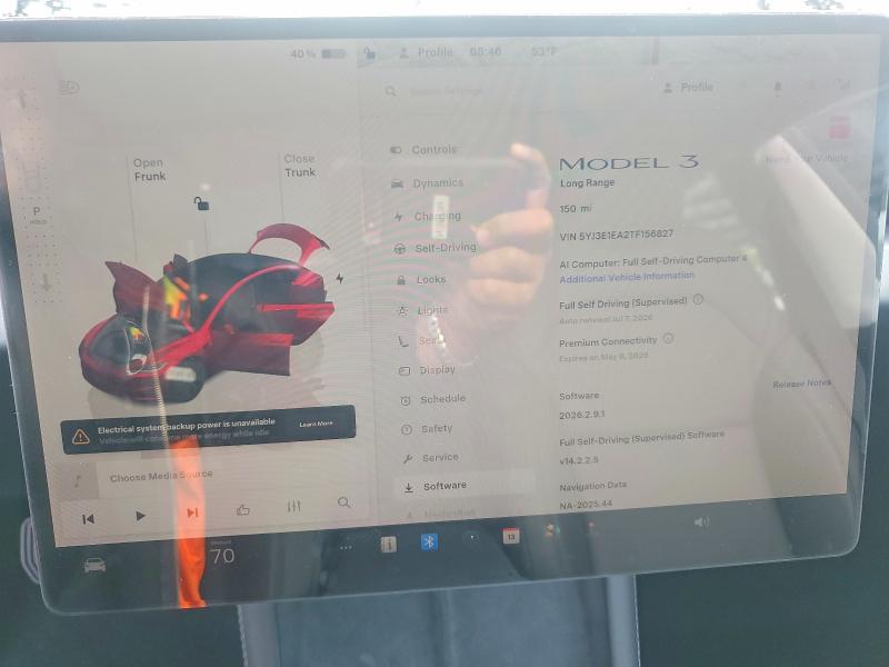 Продажа на аукционе авто 2026 Tesla Model 3, vin: 5YJ3E1EA2TF156827, номер лота: 49825256