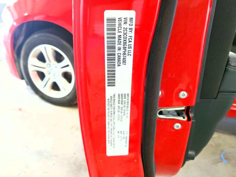 Aukcja sprzedaży 2023 Dodge Charger, vin: 2C3CDXBG8PH674007, numer aukcji: 50154466