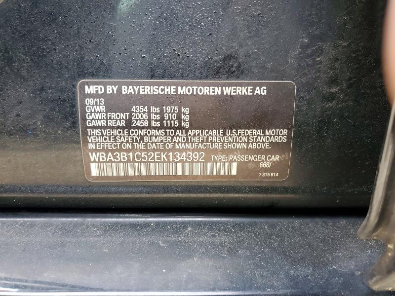 Продаж на аукціоні авто 2014 Bmw 320, vin: WBA3B1C52EK134392, номер лоту: 49231496