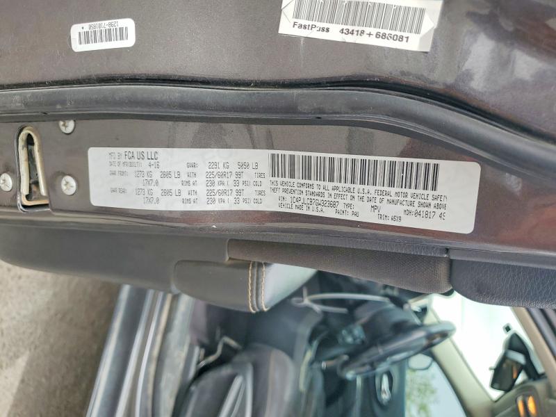 Продажа на аукционе авто 2016 Jeep Cherokee, vin: 1C4PJLCB7GW323687, номер лота: 49788966
