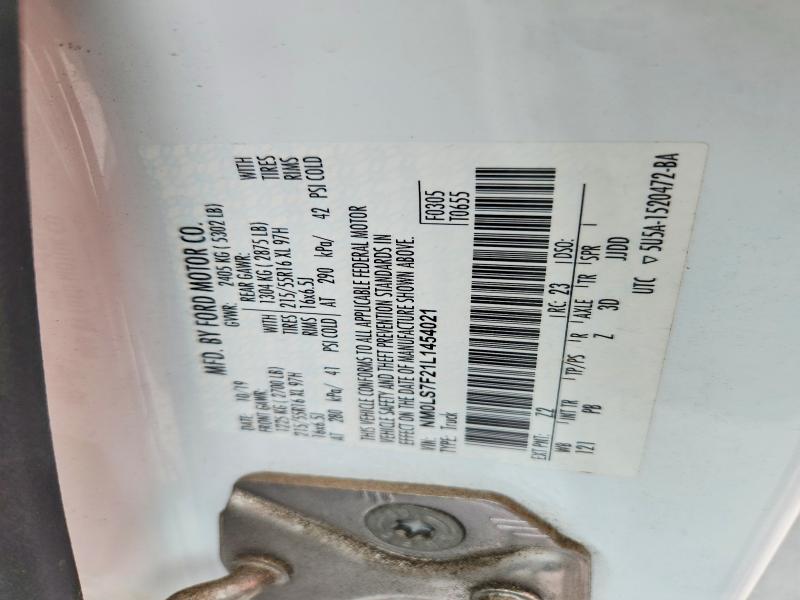 Продаж на аукціоні авто 2020 Ford Transit Connect, vin: NM0LS7F21L1454021, номер лоту: 49749856