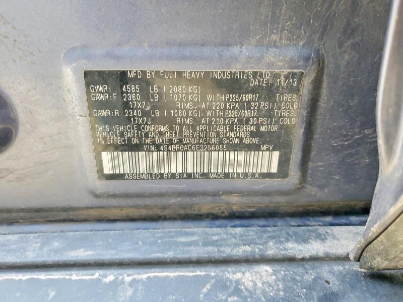 Aukcja sprzedaży 2014 Subaru Outback, vin: 4S4BRCAC6E3256055, numer aukcji: 48908076