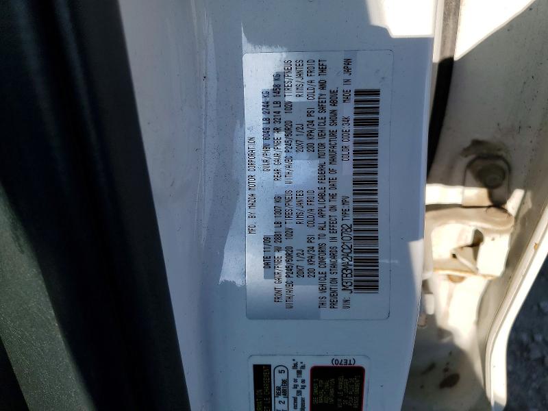 Aukcja sprzedaży 2010 Mazda Cx-9, vin: JM3TB3MA2A0210782, numer aukcji: 51602136