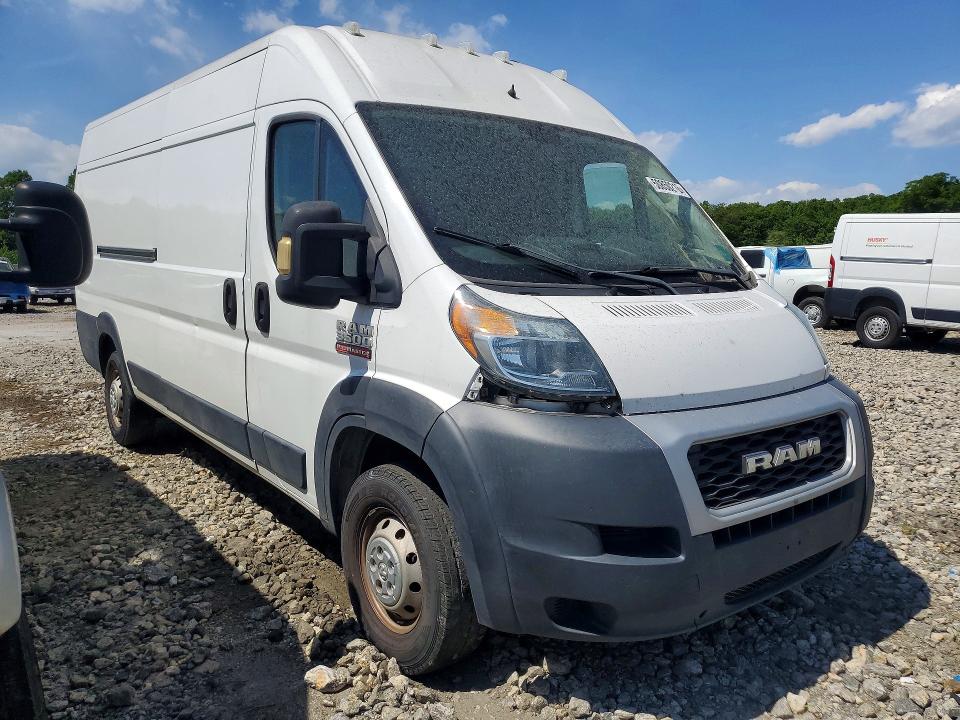 2019 Ram Promaster 3500 მანქანა იყიდება აუქციონზე, vin: 3C6URVJG0KE501598, აუქციონის ნომერი: 50850216